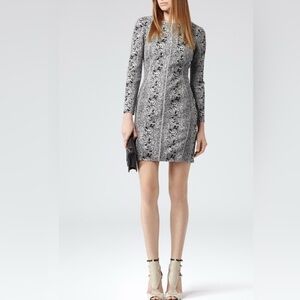 REISS Fion snake print dress 4